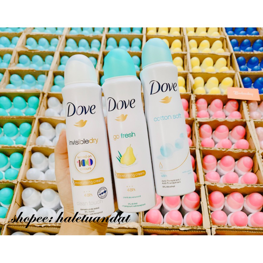 Xịt khử mùi Dove Go Fresh 150ml- hàng mỹ