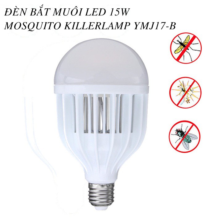 Bóng Đèn Led Diệt Muỗi 15W Mosquito KillerLamp