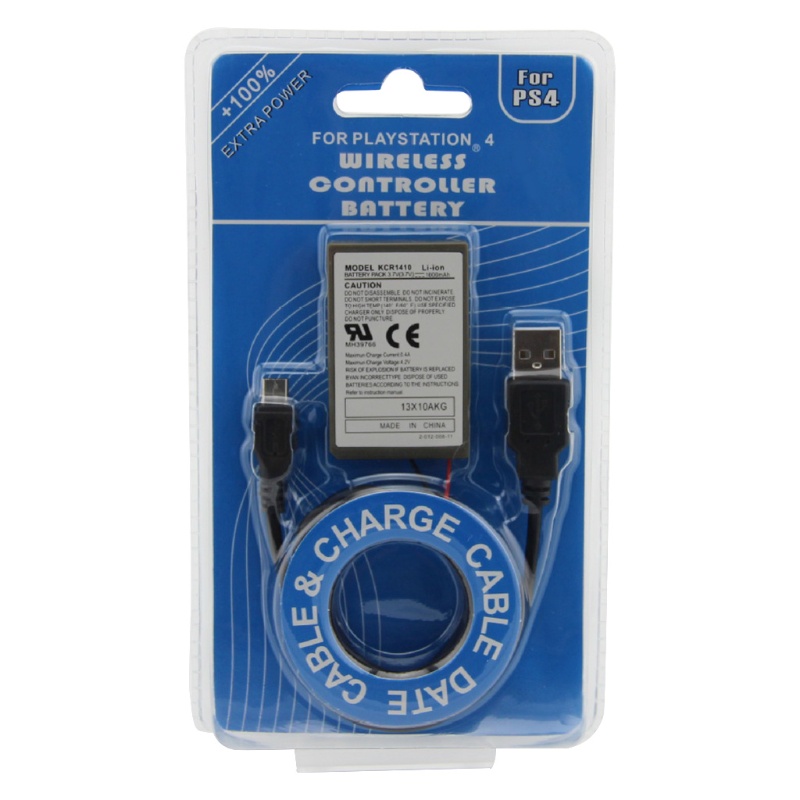 Pin Luckyx 3.7v 2000mah + Cáp Sạc Usb Cho Tay Cầm Chơi Game Ps4 | BigBuy360 - bigbuy360.vn