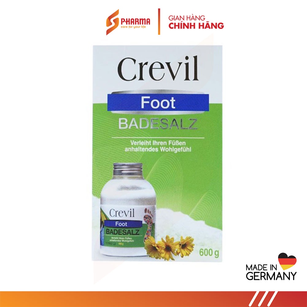 Muối ngâm chân CREVIL FOOT BADESALZ 600G - ĐỨC