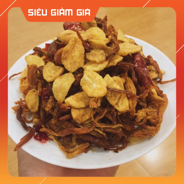 Khô heo cháy tỏi 200gram