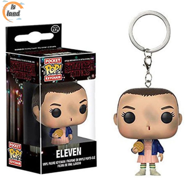 Móc Khóa Funko Pop Stranger Things Dustin Eleven with Eggo Barb