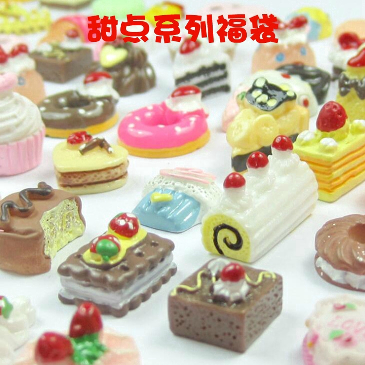 Set 30 phụ kiện bằng resin mini dùng làm đồ chơi slime/ trang trí ốp điện thoại diy