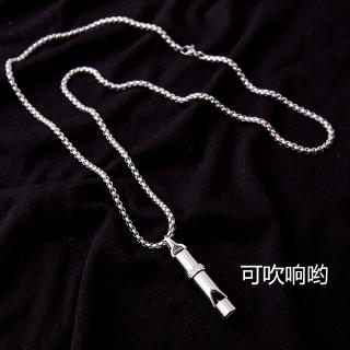 Dây Chuyền Mặt Còi Thổi Trái Đất Phong Cách Hip Hop Âu Mỹ Thời Trang Cho Nam Và Nữ