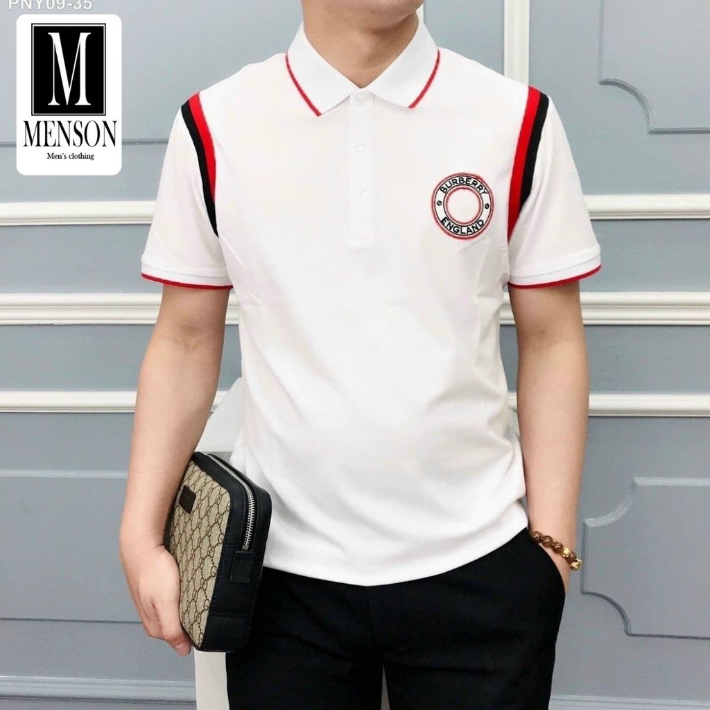 [Hàng Hiệu] Áo Thun Nam Có Cổ, Áo Polo Nam Cao Cấp BBR Vải Cá Sấu Cotton Co Giãn 4 Chiều Chuẩn Form Chất Mát M2115