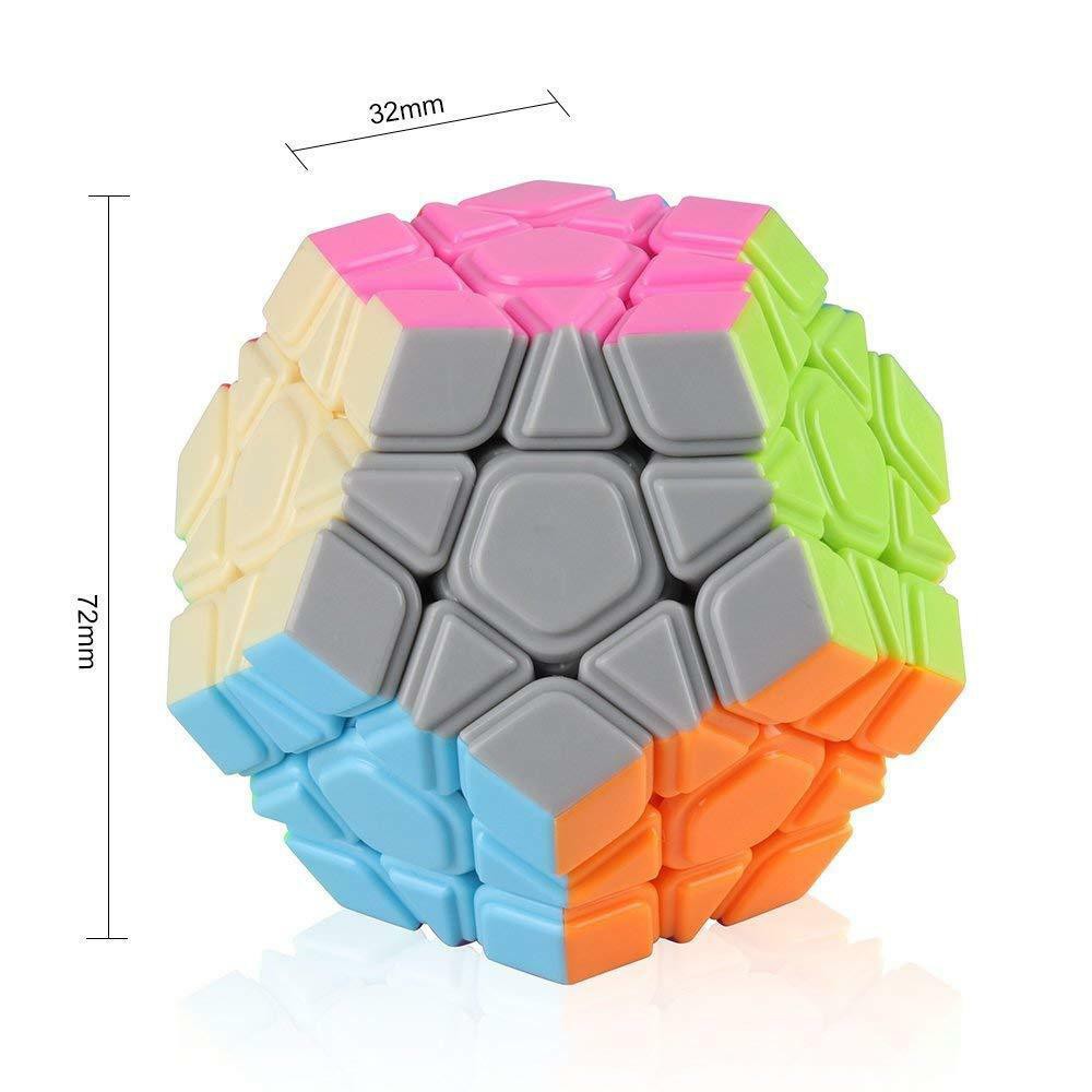 Đồ Chơi Rubik Meilong Megaminx 3x3 Nhựa Màu, Không Dán Giấy Siêu Bền, Đẹp. Rubik MoYu Stickerless