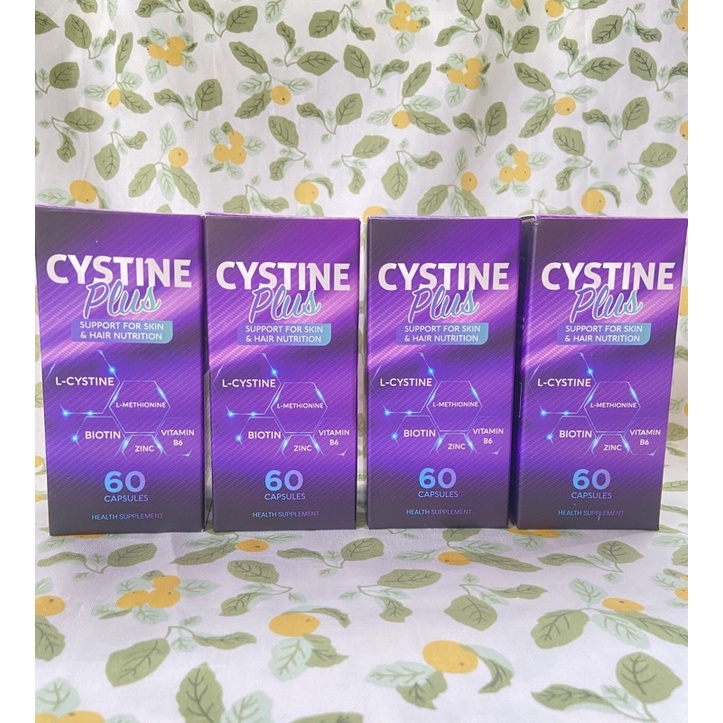 [ CHÍNH HÃNG] Cystine Plus-Viên uống giảm mụn, ngăn rụng tóc và giảm sắc tố Supplement Fact Cystine Plus