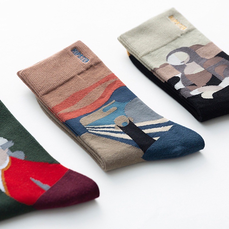 BST Tất cao cổ cao cấp chủ đề nghệ thuật.