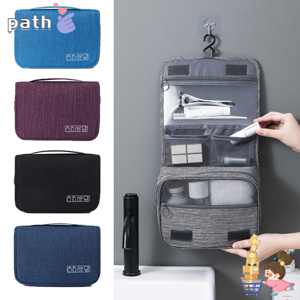 ♪Con đường♪ Túi Đựng Đồ Vệ Sinh Cá Nhân Đa Năng Chống Thấm Nước Kèm Móc Treo Tiện Dụng