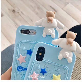 Ốp lưng iphone gấu cute IPHONE X / XS MAX / 8 PLUS / 7 PLUS