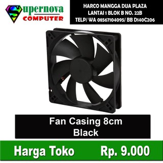 Quạt Cầm Tay Màu Đen 8cm Tiện Dụng