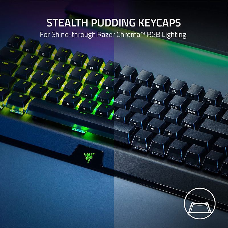 Bàn phím Razer BlackWidow V3 Mini HyperSpeed-Phantom Pudding Edition