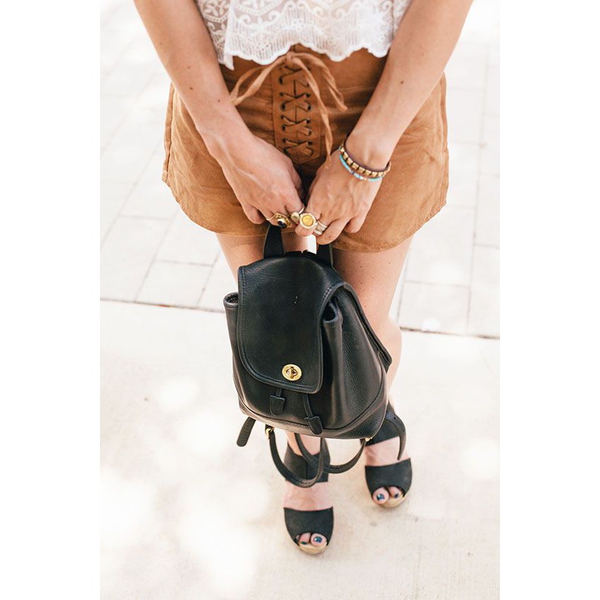 Balo da thật vintage Coach authentic - Em và nắng