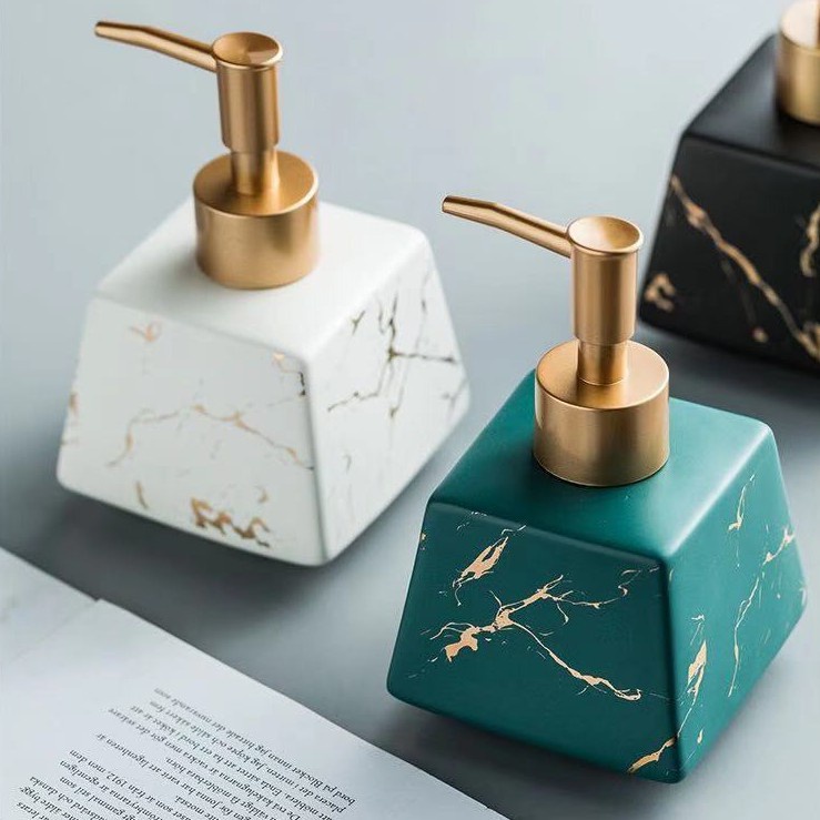 Chai Đựng Dầu Gội Sữa Tắm Sang Trọng , Đựng Nước Rửa Tay, Sứ Cao Cấp