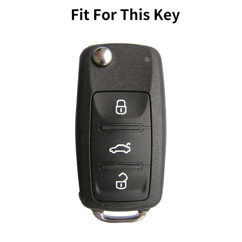 Bao da tpu bảo vệ chìa khóa ô tô cho VW Volkswagen Polo Jetta Golf MK6 TDI GTI R32 SEAT Skoda