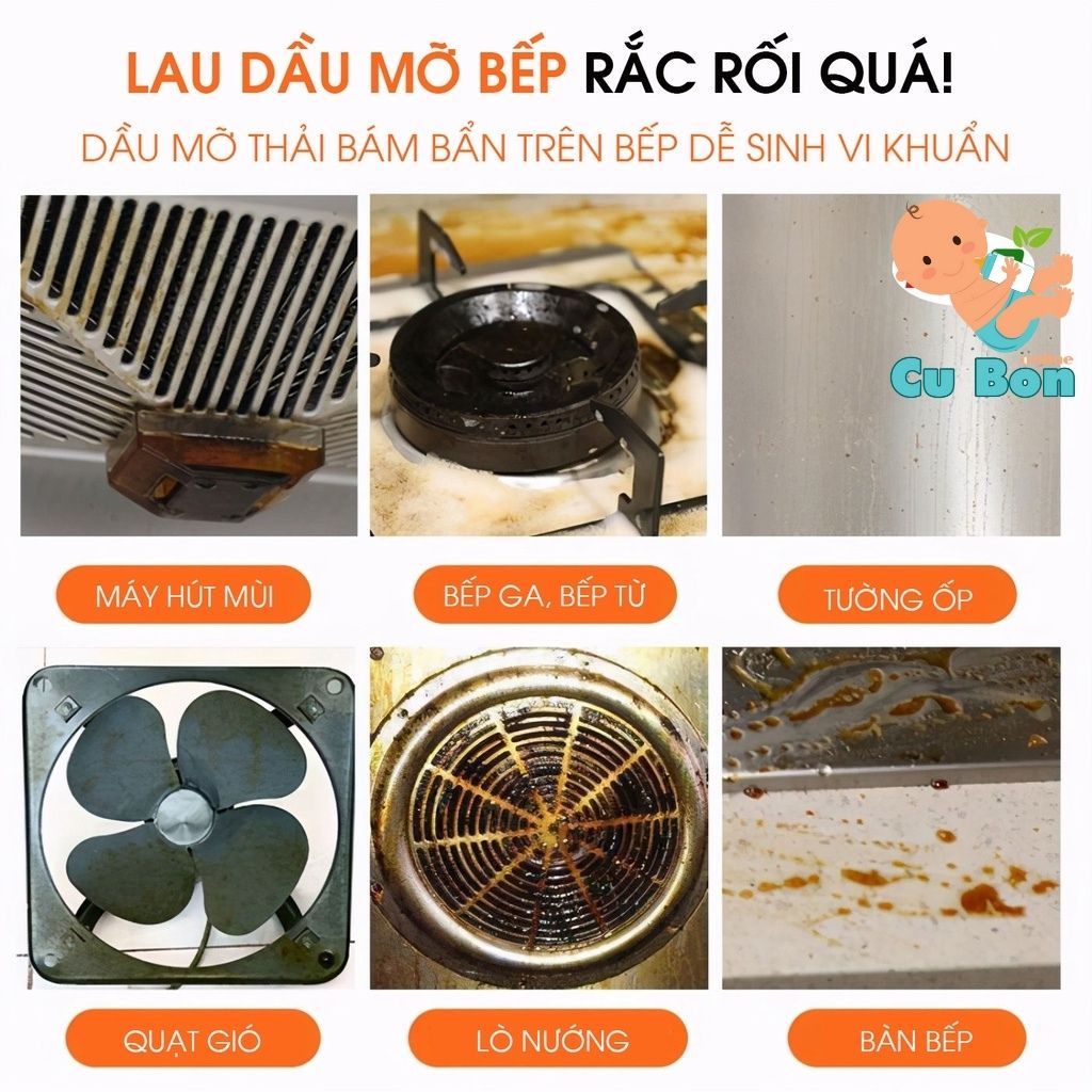 Tẩy dầu mỡ Dr.Beckmann Đức 250ml tẩy sạch bếp từ, bếp ga, lưới lọc máy hút mùi, tường ốp, chậu rửa bát an toàn tiện lợi