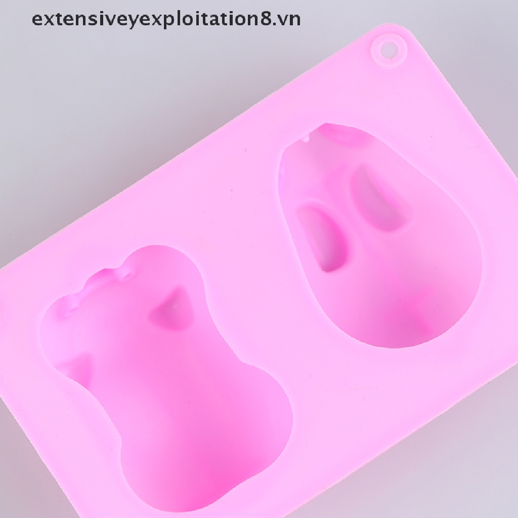 Khuôn silicone Làm Bánh / Sô Cô La / Kẹo Đường Chống Dính Hình Thỏ / Heo / Heo Đáng Yêu