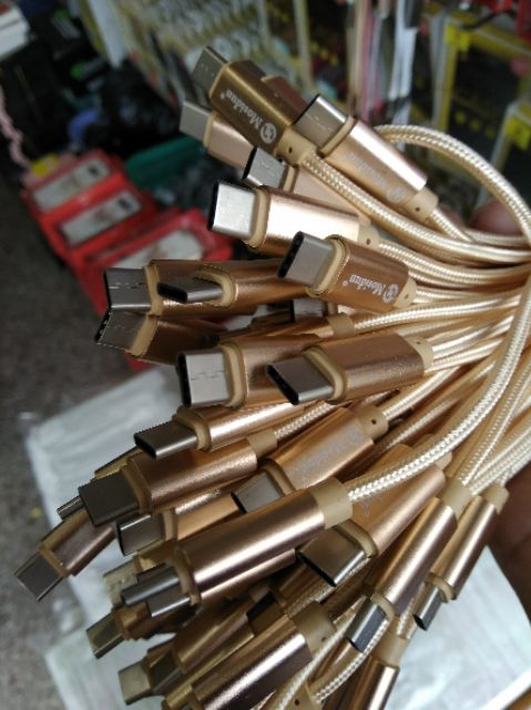 Cáp sạc ngắn chân typc