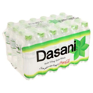 lốc 24 chai nước tinh khiết dasani 350ml