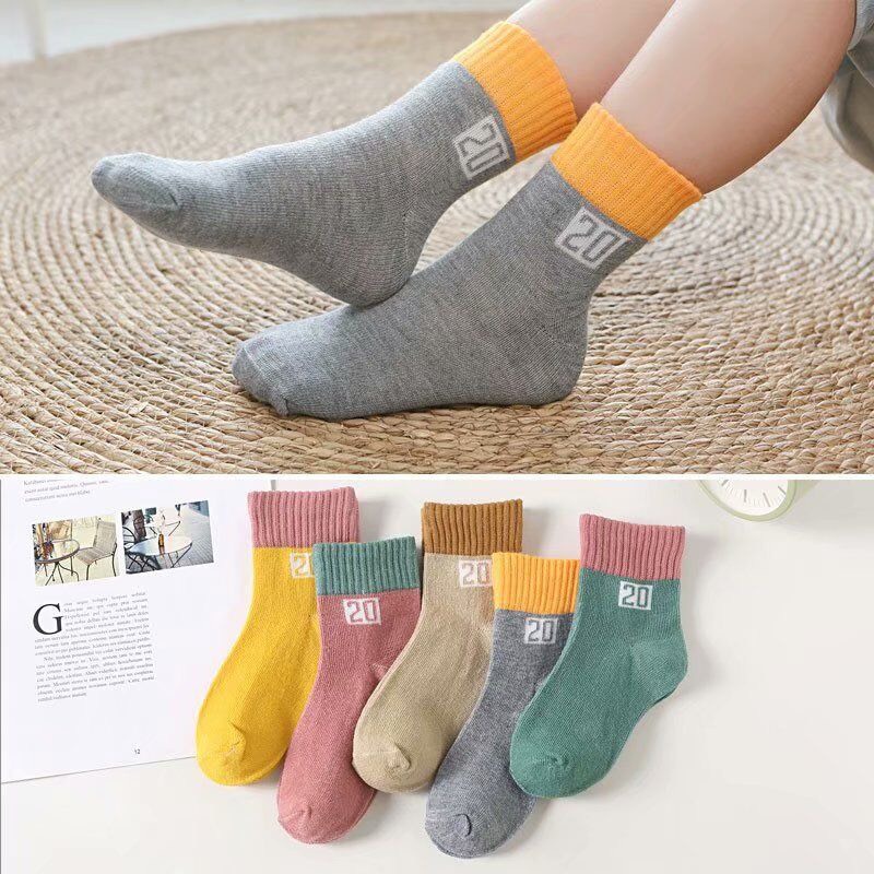 Set 10 Đôi Tất Trẻ Em Số Siêu Yêu