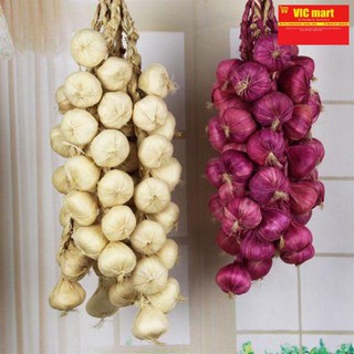VIC mart_  Dây hành tỏi hoa quả trang trí nội thất