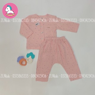 Bộ Nous xô dài tay cài thẳng hè 2021_ Quần áo trẻ em