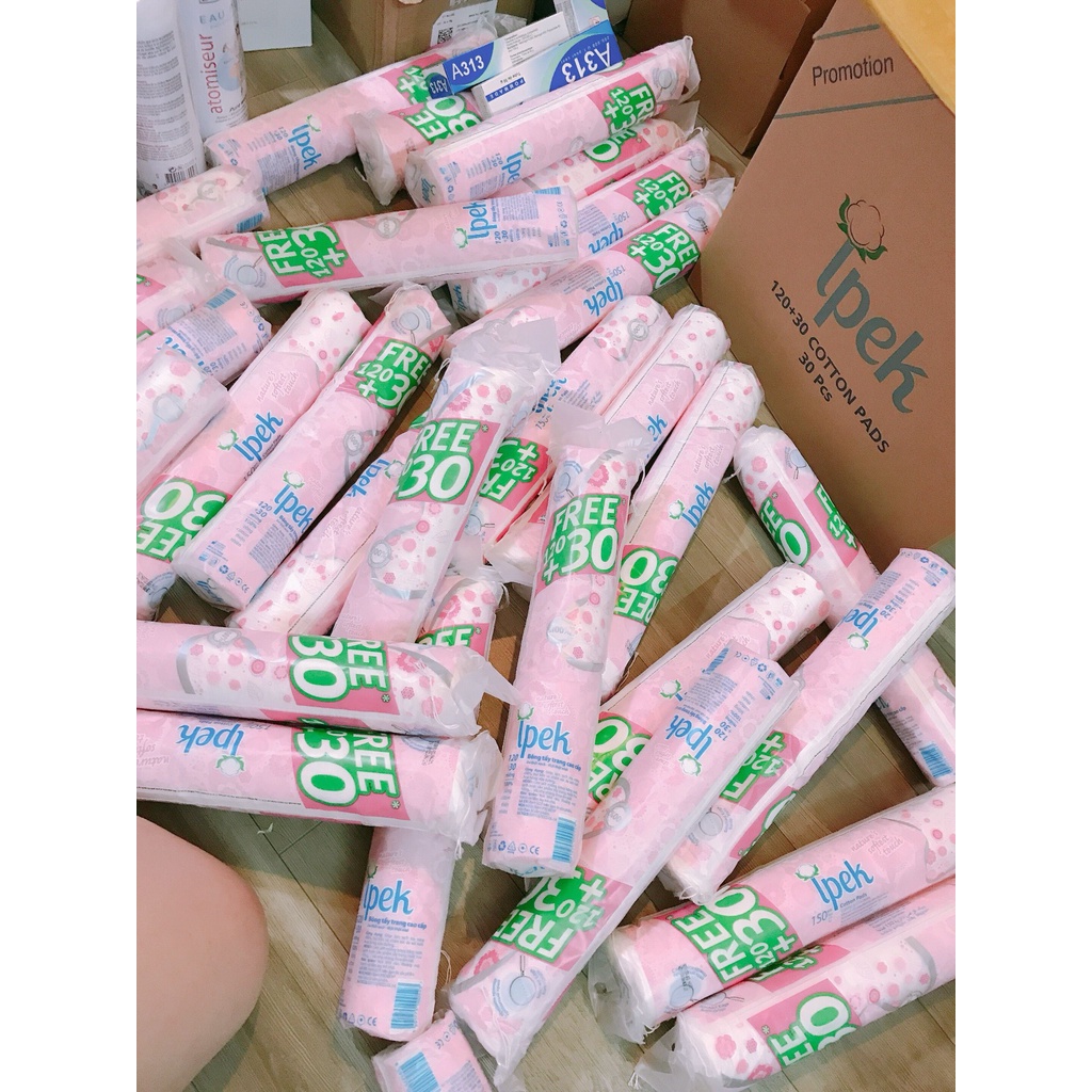 Bông Tẩy Trang Ipek Cotton Pads 120+30 Miếng Thổ Nhĩ Kỳ