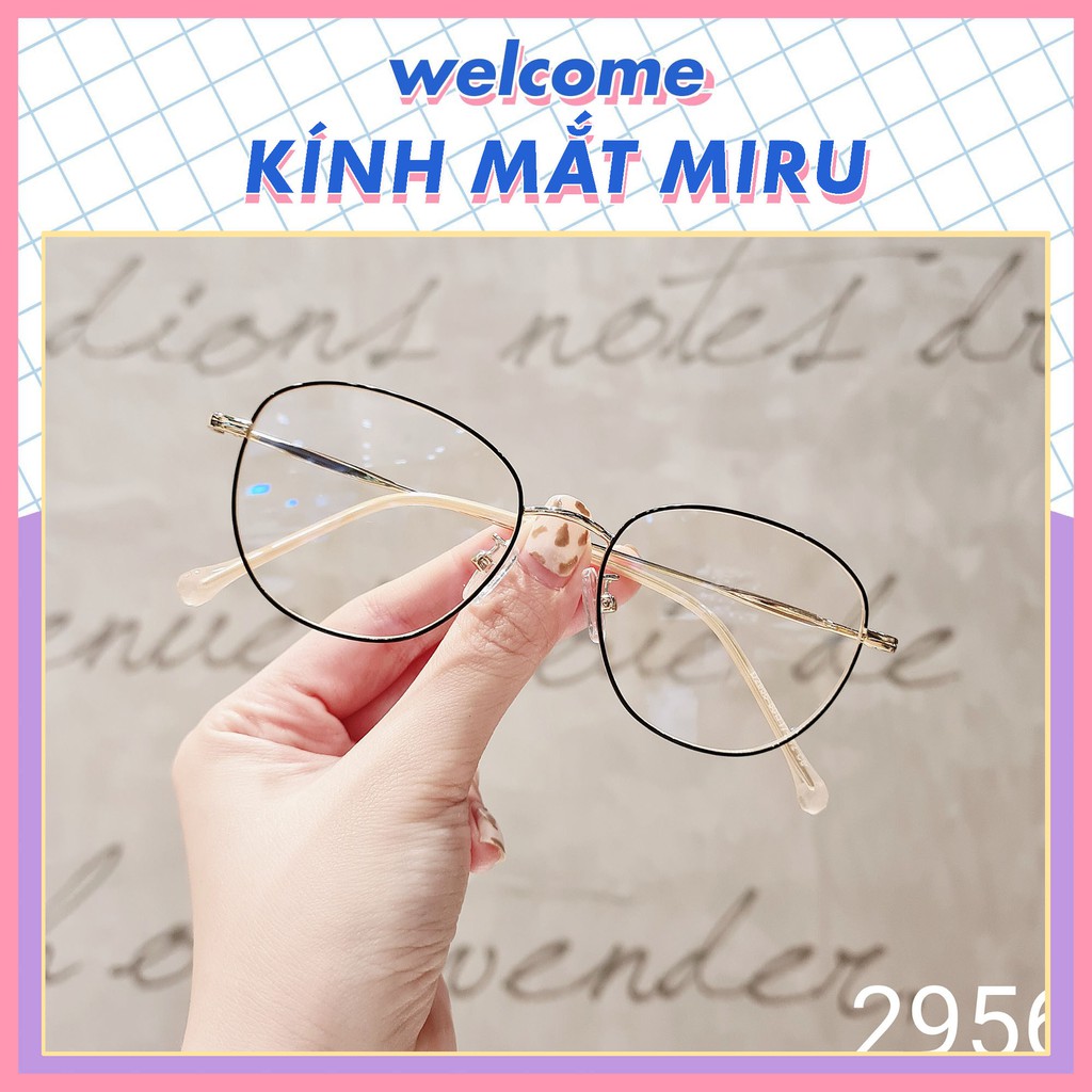Gọng Kính Cận MIRU Kim Loại 2956 - Gọng Kính Mắt Nam Nữ