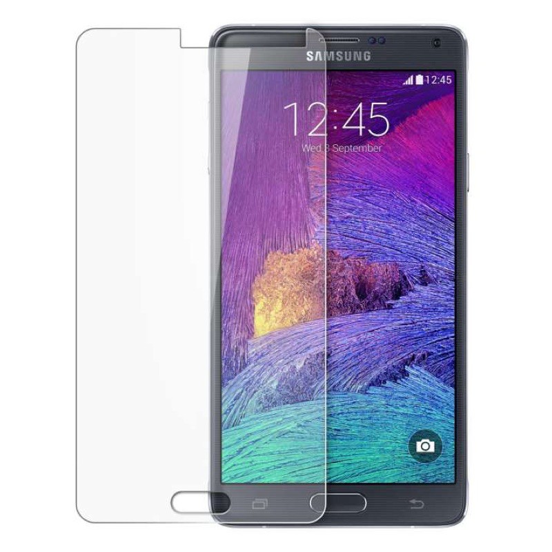 Kính cường lực 2.5D Sam Sung Note 4 trong suốt mài cạnh tặng kèm giấy lau