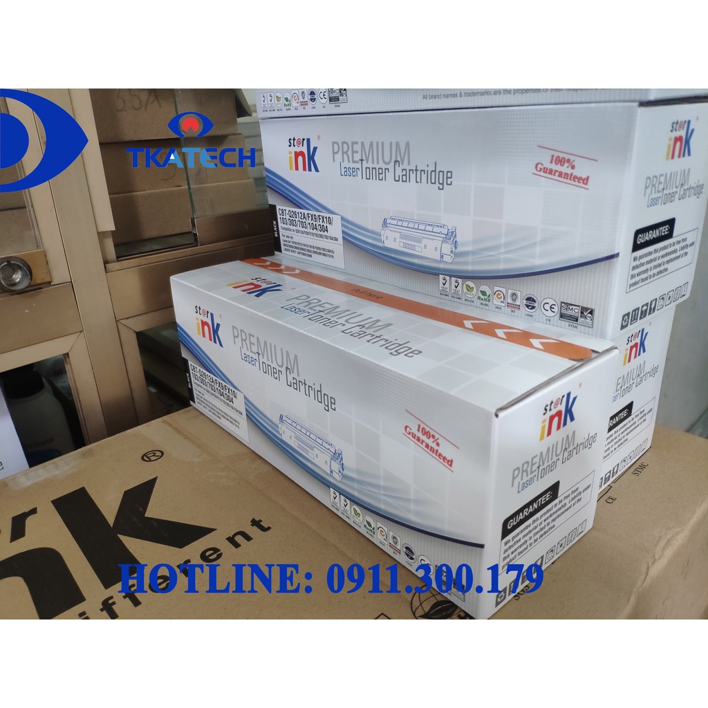 Hộp Mực Star-inK 12A  Hàng Chuẩn Cho Máy Canon LBP, 2900...Canon MF 4110...HP LaserJet 1010; 1012...