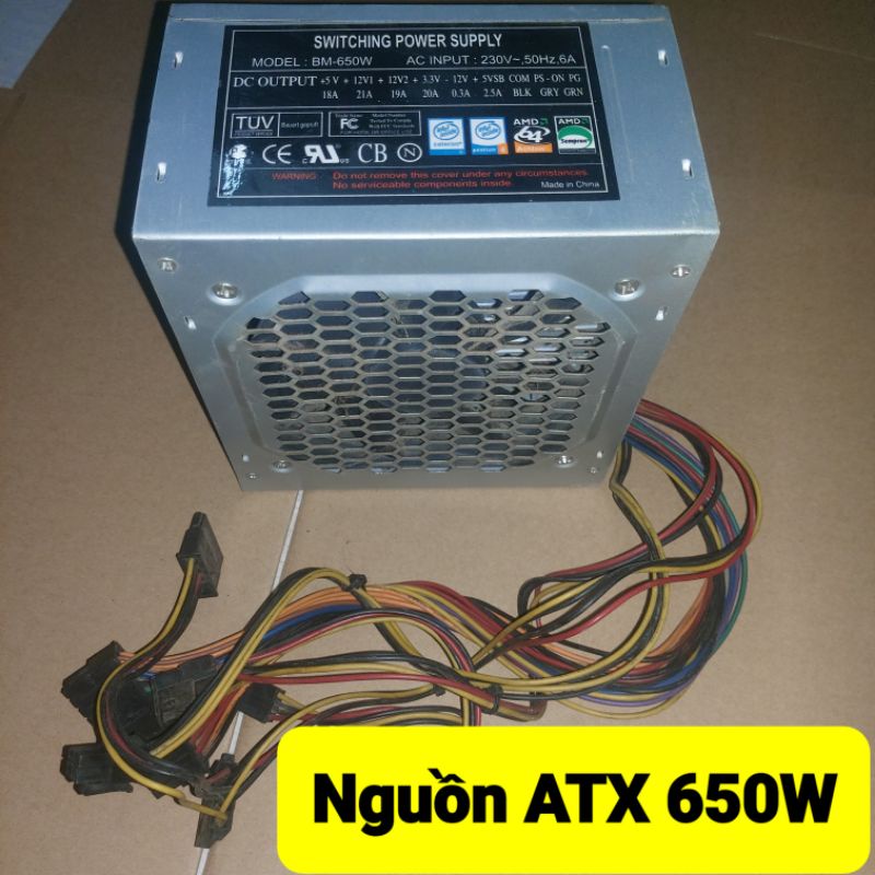 Nguồn ATX 650W (đã qua sử dụng)