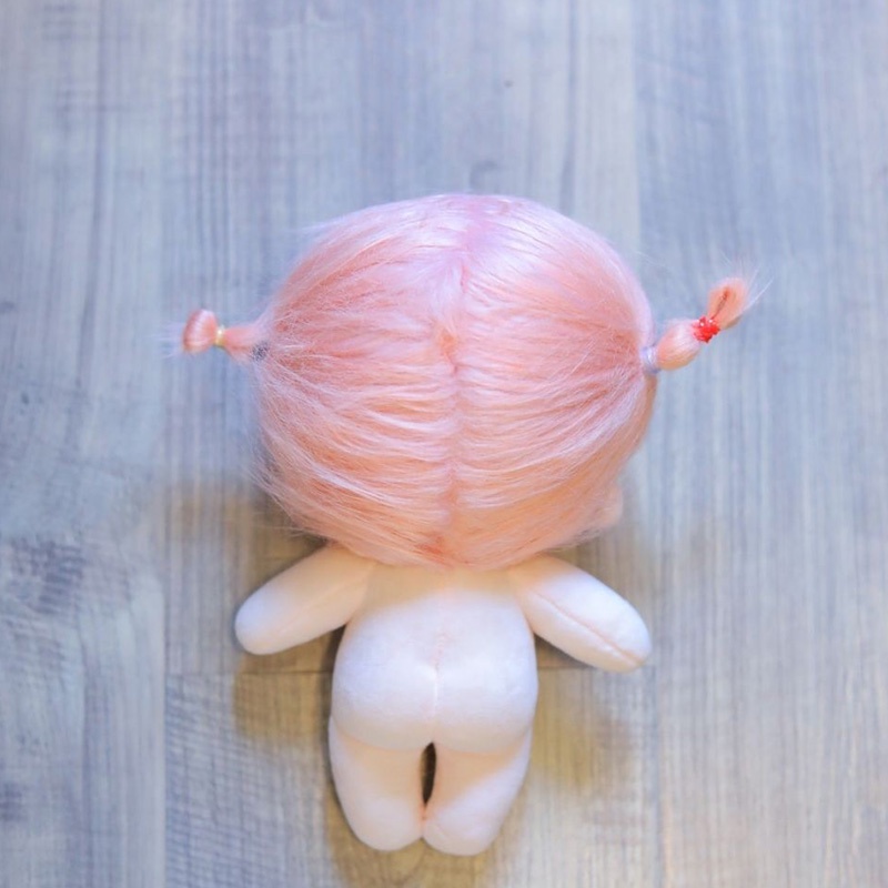 Búp Bê Nhồi Bông 20Cm Hình Jennie Lisa Rose Jisoo TWICE Aespa Pink Hair Dễ Thương