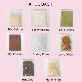 Set chè khúc bạch nấu 10 chén