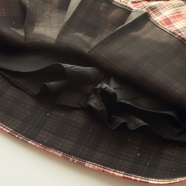 Váy caro xếp li đắp tà - BQZ210238 | BigBuy360 - bigbuy360.vn