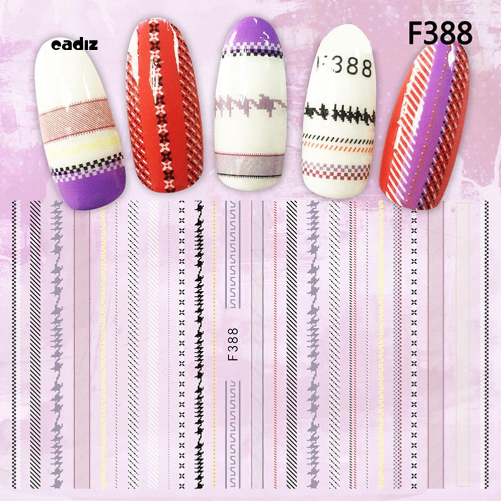 Tờ Miếng Dán Trang Trí Móng Nghệ Thuật Họa Tiết Hoa Và Chữ Xinh Xắn