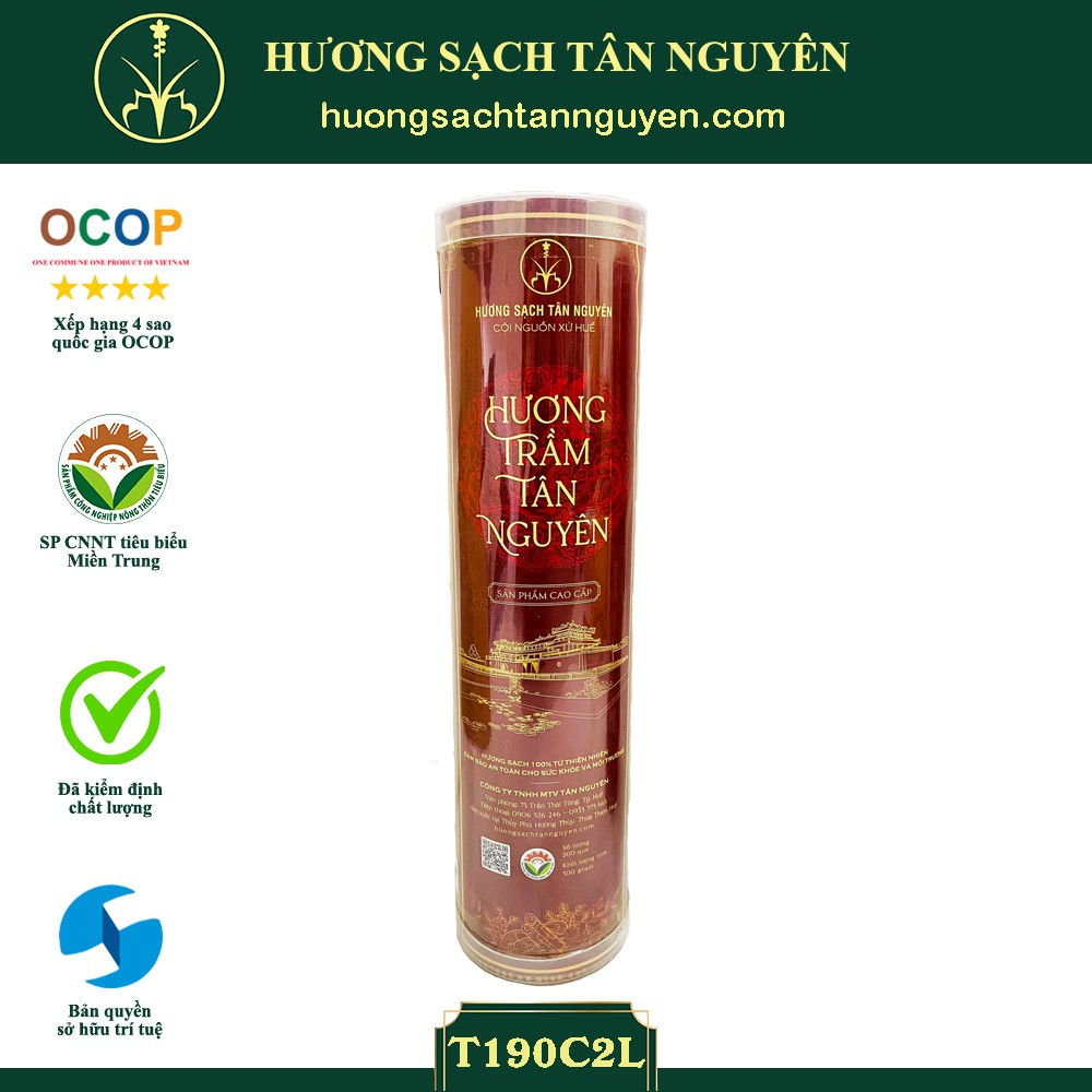 NHANG TRẦM CAO CẤP ống lớn 1kg - Hương sạch Tân Nguyên - T170L - T190C2L | BigBuy360 - bigbuy360.vn