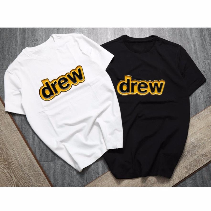 Áo thun unisex in logo mặt cười, chất liệu vải cotton co giãn tốt dew