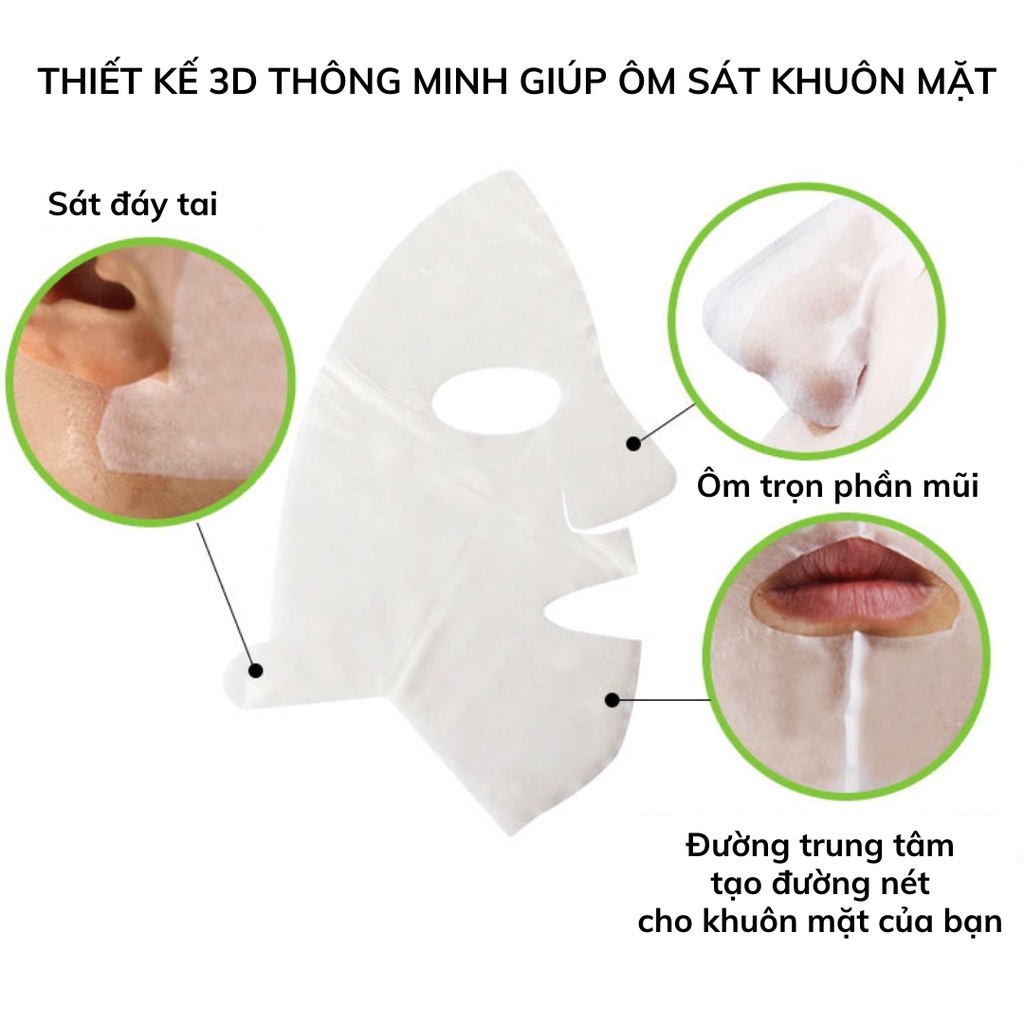 Mặt Nạ Dưỡng Da 3D FOODAHOLIC Natural Essence Mask 23ml
