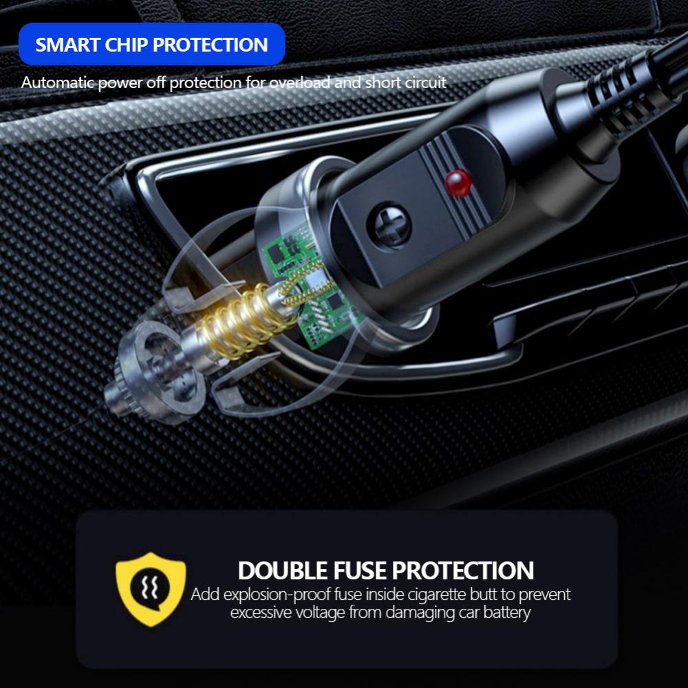 Máy Bơm Lốp Xe Kỹ Thuật Số 150 PSI DC 12V N2V3 Có Đèn LED Cho Ô Tô Xe Máy