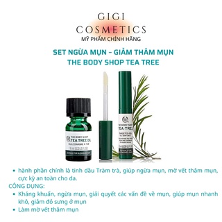 SET NGỪA MỤN – GIẢM THÂM MỤN THE BODY SHOP TEA TREE