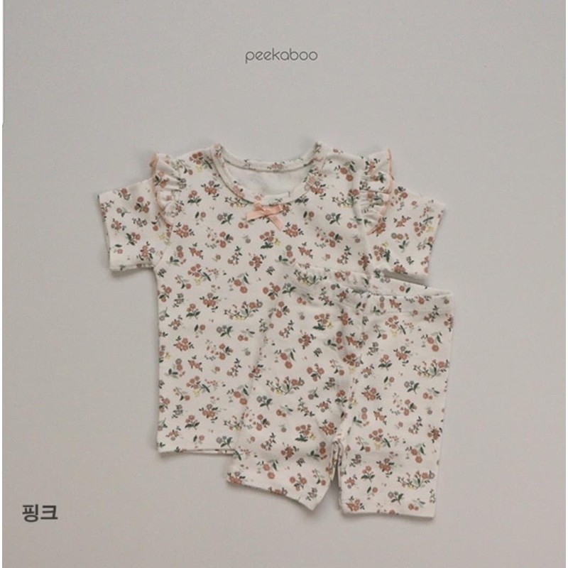 Bộ rời/suit kèm quần #peekaboo cho mẹ&bé gái