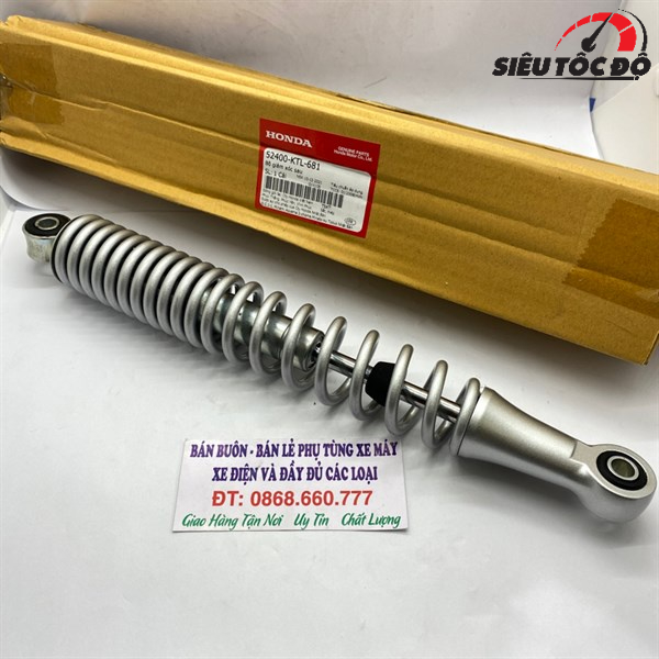 Xóc sau WAVE A / RS / S 100 Màu Bạc Zin Honda - 52400KTL681 ( 1 Cái )