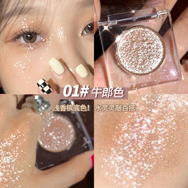 Bảng Phấn Mắt Màu Sắc Long Lanh Ánh Ngọc Trai Dành Cho Nữ