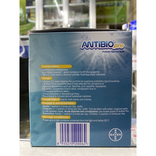 Men tiêu hoá Antibio pro túi 10 gói