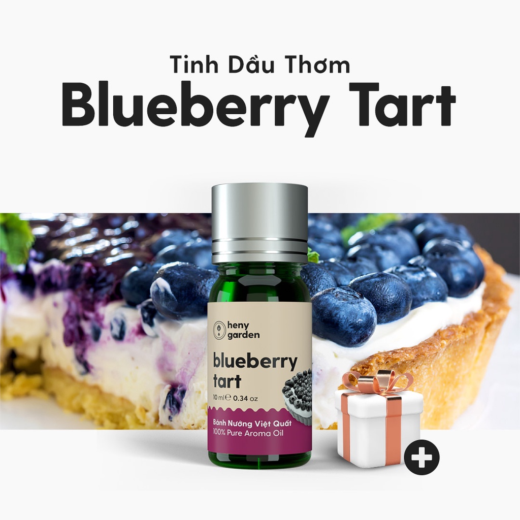 Tinh Dầu Phối Hương Blueberry Tart (Ngọt Chua Bánh) Làm Nến Thơm, Xông Thơm Phòng HENY GARDEN