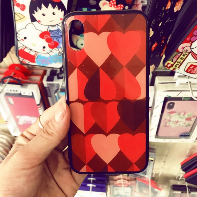 Ốp mika bóng trái tim