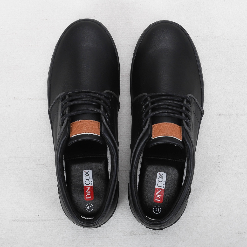 Giày Sneaker Da Nam DINCOX GC03 Black Sang Trọng