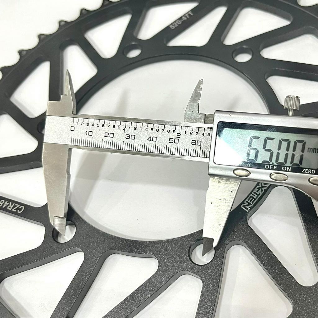 Dĩa tải Xten dùng cho R3 / MT03 Z300 / Ninja 300 R6 Thép cứng sơn tĩnh điện cao cấp 47T