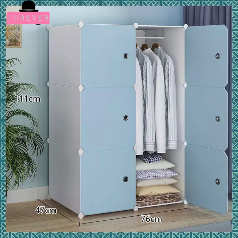 Tủ nhựa ghép 6 ô tông màu đơn giản - sang trọng size to sâu 47 (chọn màu theo phân loại) - BẢO HÀNH 1 NĂM 1 ĐỔI 1