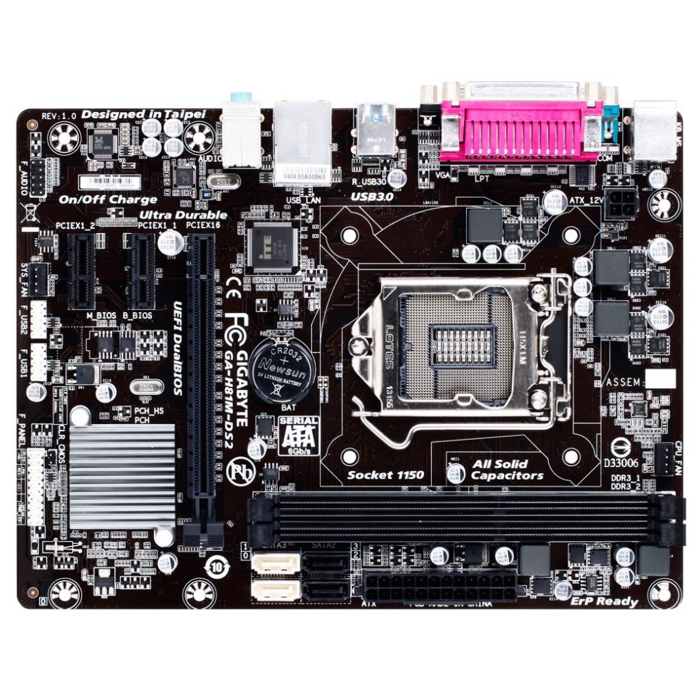 Tổng hợp Main H81 Zin Giga,Asus,MSI tháo máy